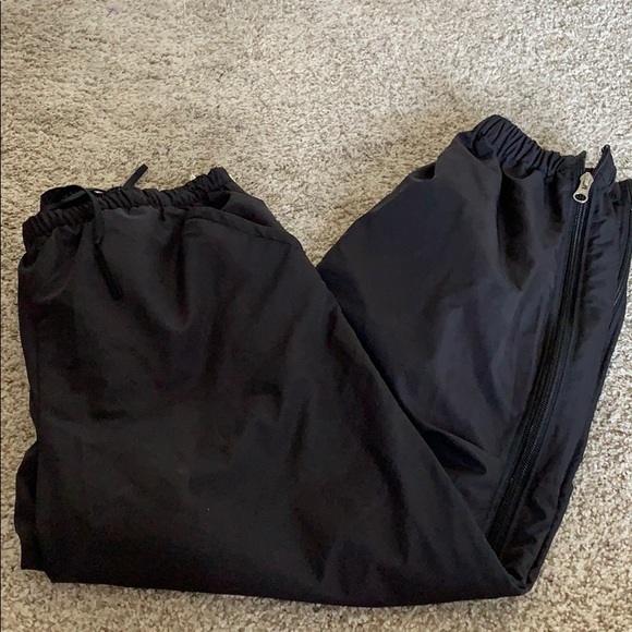 Nike Pants - Nike Women's Full Zip Pants Black Size Medium